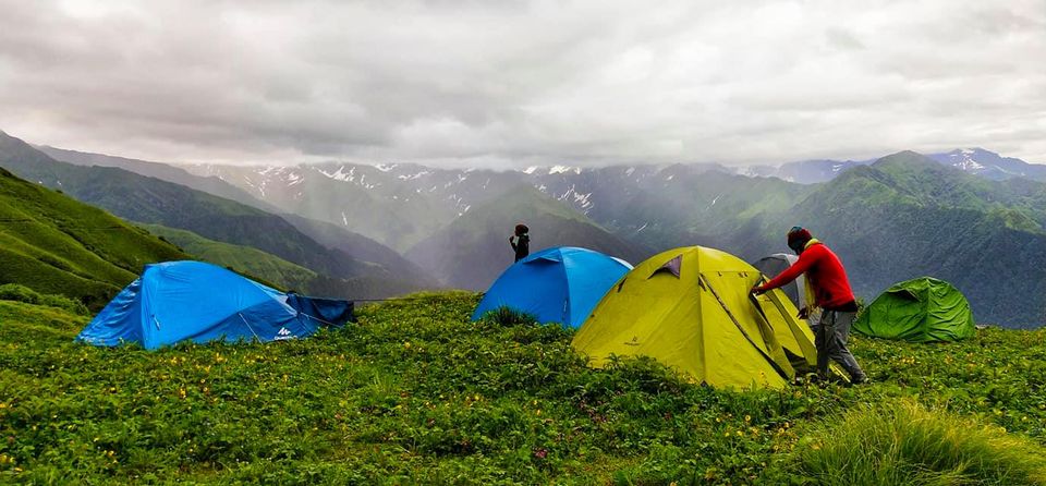 Camping during the Rudranath Trek